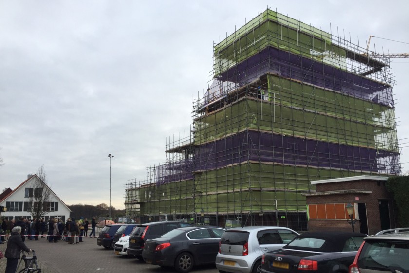 Hoogste punt coöperatiegebouw Achterveld