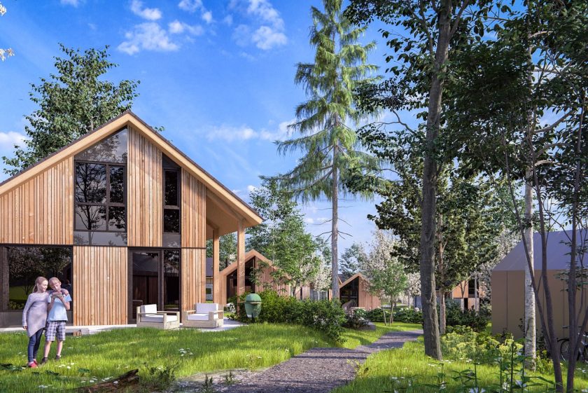 TVA ontwerpt duurzame vakantiewoningen voor een schitterende locatie in de Harz (Duitsland)