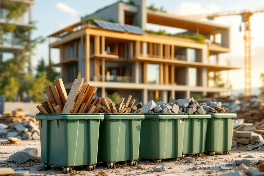 Hoe wordt afvalvermindering toegepast bij duurzaam bouwen?